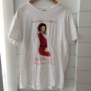 Mariah Carey Christmas Tee Size XL